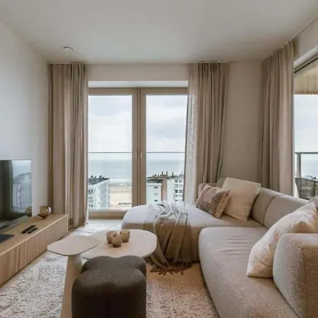 Nora - Elegant Seaview Escape With Balcony Ostend