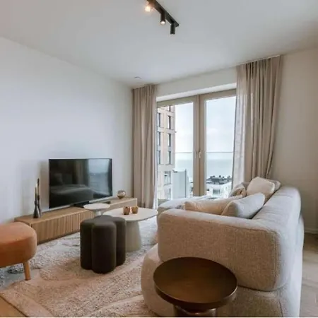 Nora - Elegant Seaview Escape With Balcony Ostend